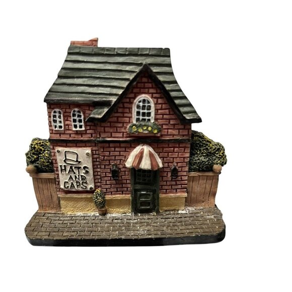 Set of 4 Miniature Shoppe Schoolhouse Grocery Wall Plaques 3.5" Tall Wall Decor - Picture 4 of 7